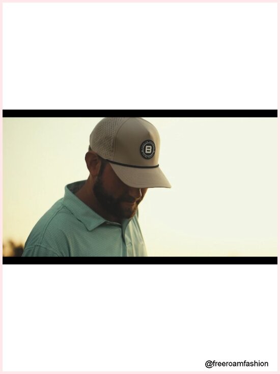 Performance Golf Hat With Tee Holder & Magnetic Ball Marker